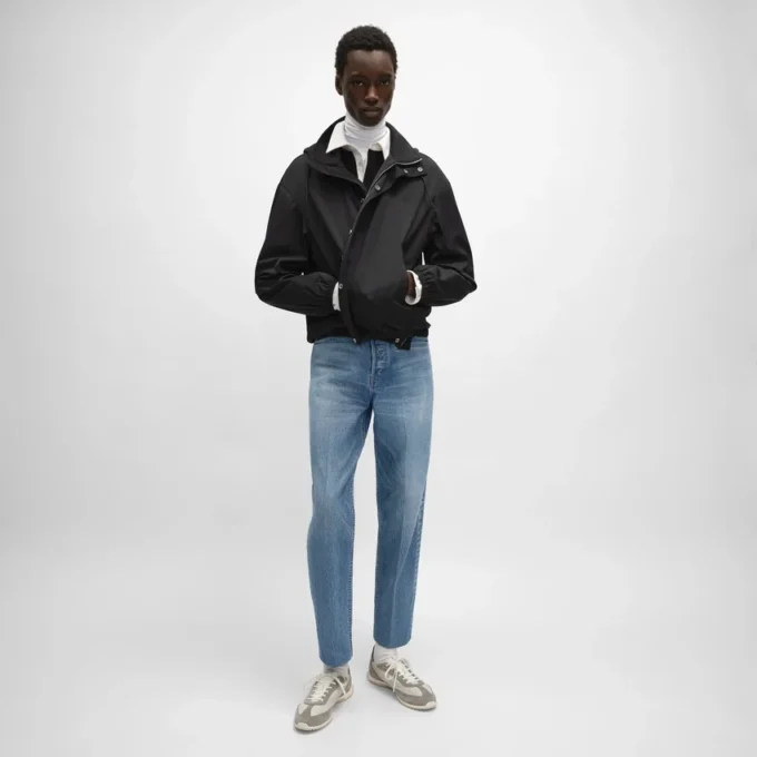 Veste coupe-vent en twill de nylon Veste coupe-vent en twill de nylon