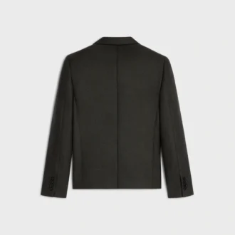 Veste courte en flanelle de cachemire