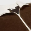 Veste de survêtement en jersey de velours