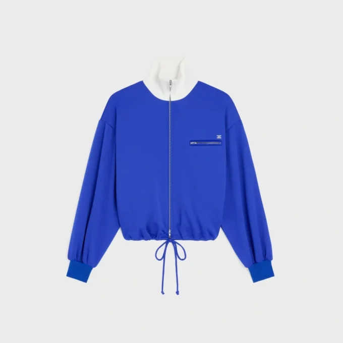Veste de survêtement en jersey double face