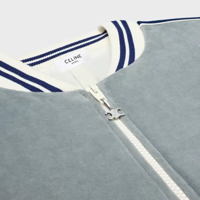Veste de survêtement Teddy en jersey de velours