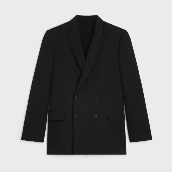 Veste Dean en gabardine de laine Veste Dean en gabardine de laine