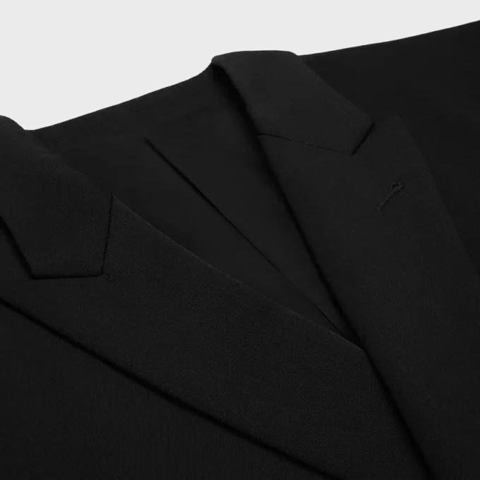 Veste Dean en gabardine de laine Veste Dean en gabardine de laine