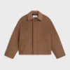 Veste en cachemire double face et poil de chameau