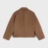 Veste en cachemire double face et poil de chameau