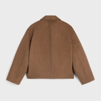 Veste en cachemire double face et poil de chameau