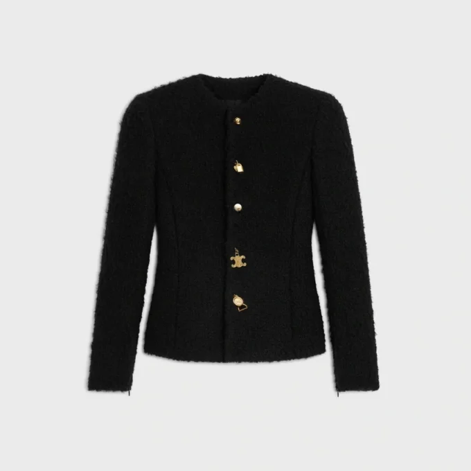 Veste en cachemire et laine Natta
