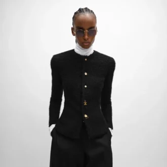 Veste en cachemire et laine Natta