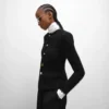Veste en cachemire et laine Natta