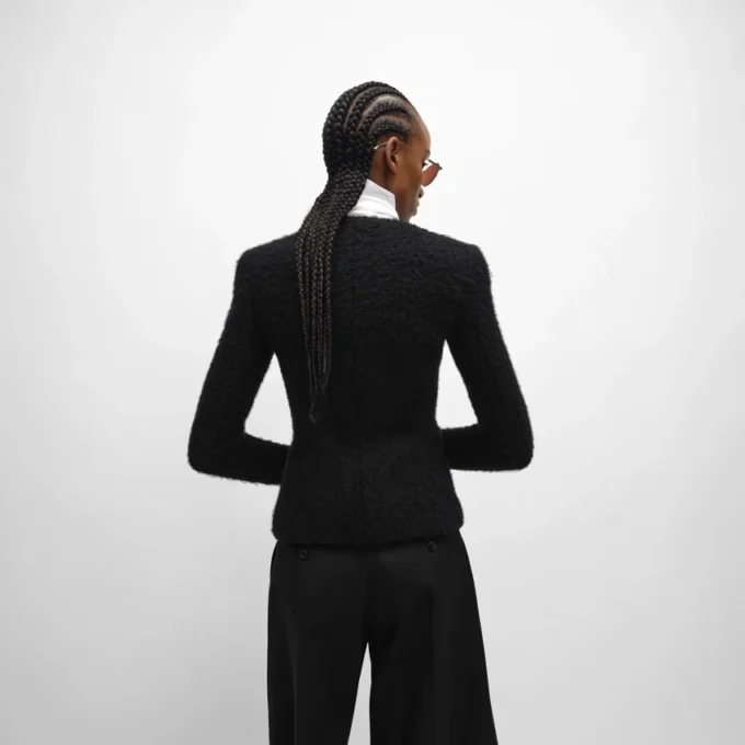 Veste en cachemire et laine Natta