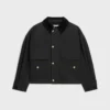 Veste en coton ciré
