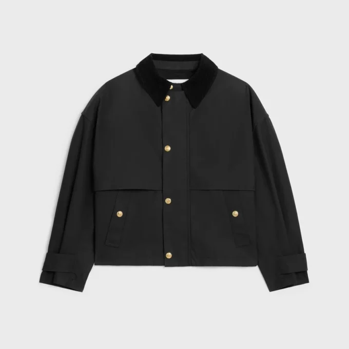 Veste en coton ciré