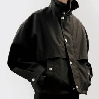 Veste en coton ciré
