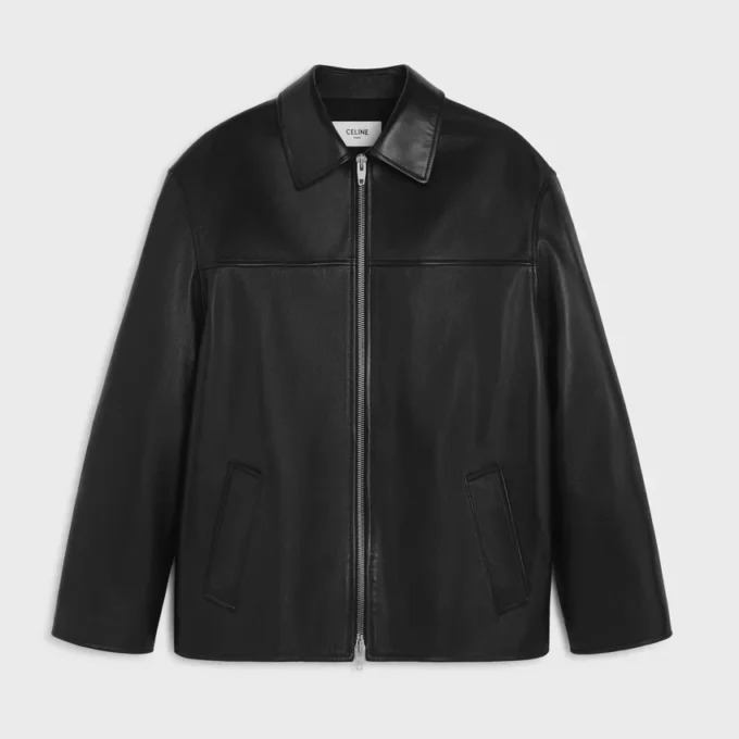 Veste en cuir d’agneau Veste en cuir d’agneau