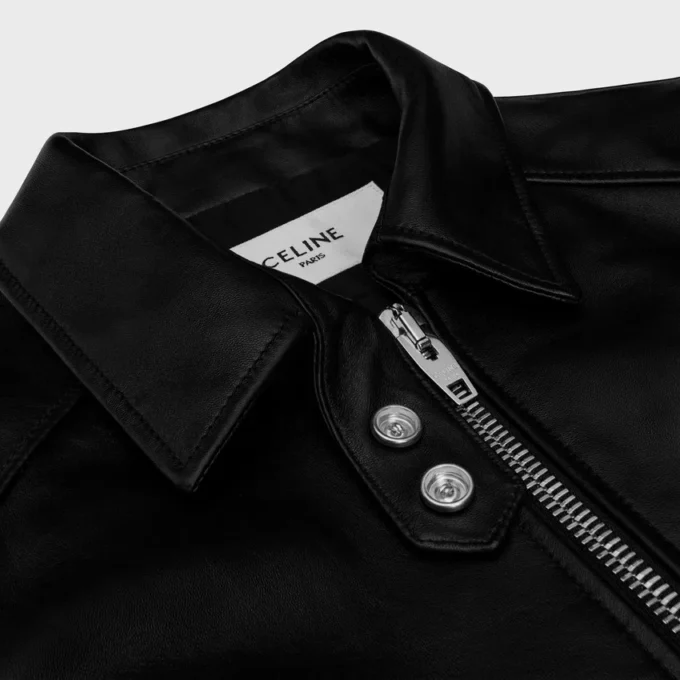 Veste en cuir d’agneau Veste en cuir d’agneau