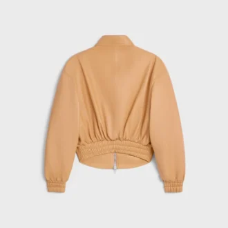 Veste en cuir d&rsquo;agneau Plonga