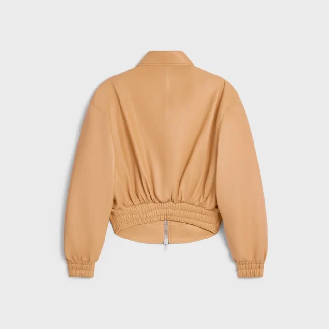 Veste en cuir d’agneau Plonga Veste en cuir d’agneau Plonga