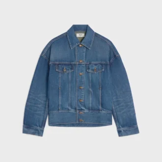 Veste en denim rigide