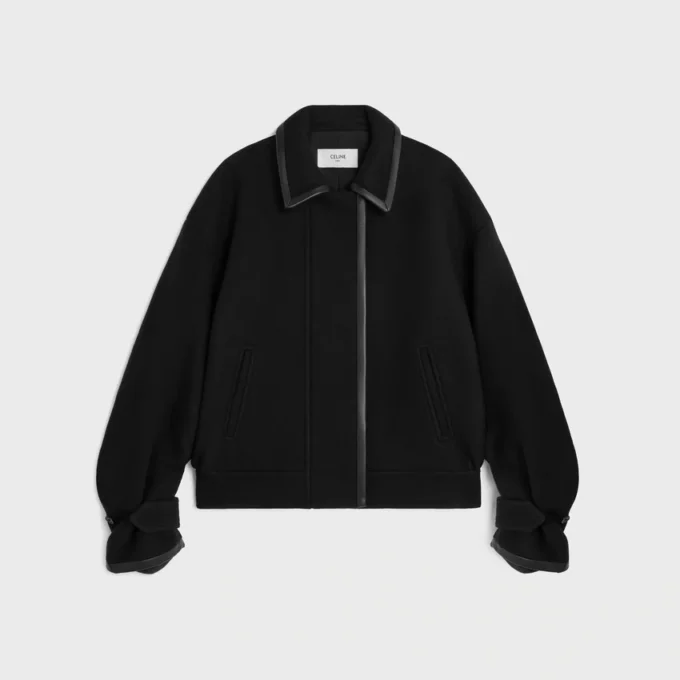 Veste en feutre de laine double face