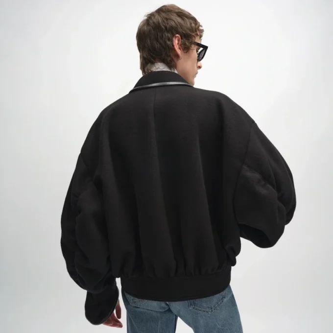 Veste en feutre de laine double face