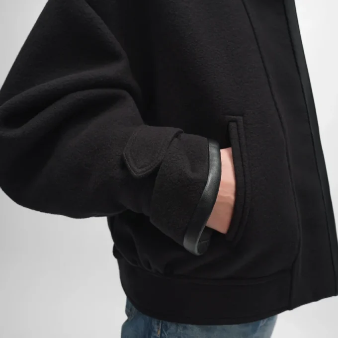 Veste en feutre de laine double face