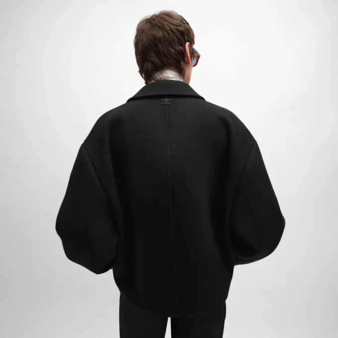 Veste en feutre de laine double face