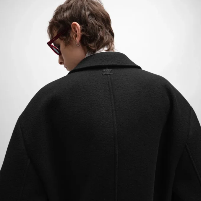 Veste en feutre de laine double face