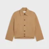 Veste en gabardine de coton et laine Veste en gabardine de coton et laine