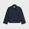 Veste en gabardine de coton et laine Veste en gabardine de coton et laine