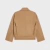 Veste en gabardine de coton et laine Veste en gabardine de coton et laine