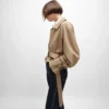 Veste en gabardine de coton et laine Veste en gabardine de coton et laine