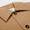 Veste en gabardine de coton et laine Veste en gabardine de coton et laine