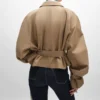 Veste en gabardine de coton et laine Veste en gabardine de coton et laine