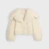 Veste en laine duveteuse