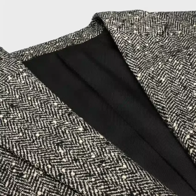 Veste Garçon en laine Natta à chevrons Veste Garçon en laine Natta à chevrons