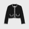 Veste Icone brodée en laine Natta