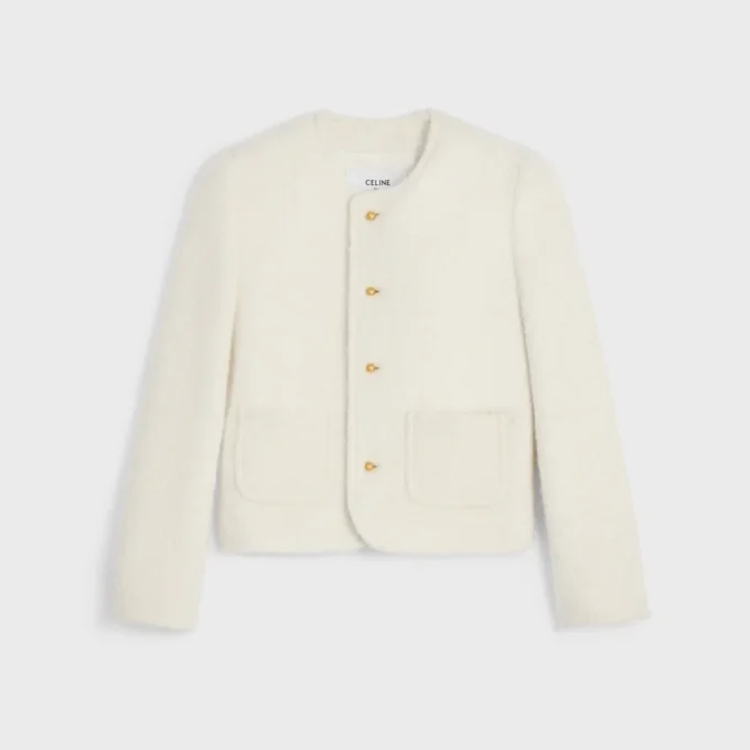Veste Icone en cachemire et laine Natta
