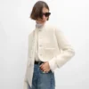 Veste Icone en cachemire et laine Natta