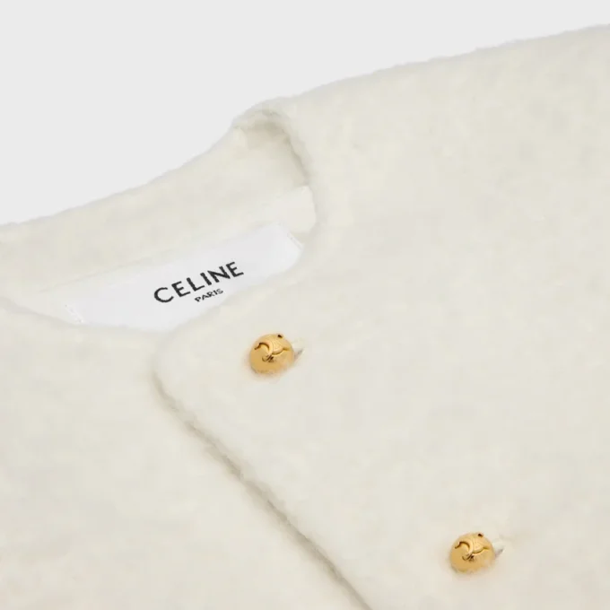 Veste Icone en cachemire et laine Natta