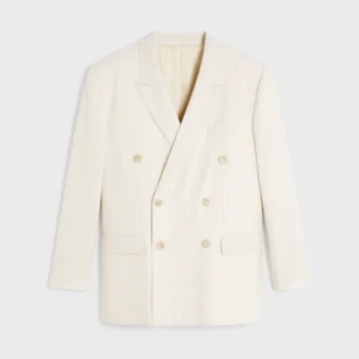 Veste Jude en laine légère rayée