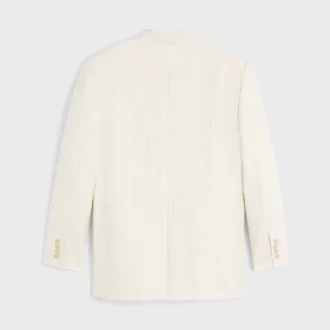 Veste Jude en laine légère rayée