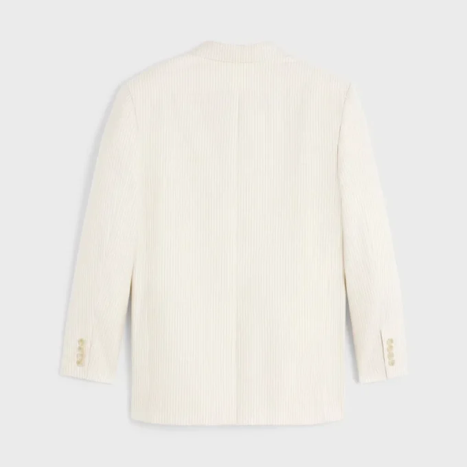 Veste Jude en laine légère rayée Veste Jude en laine légère rayée