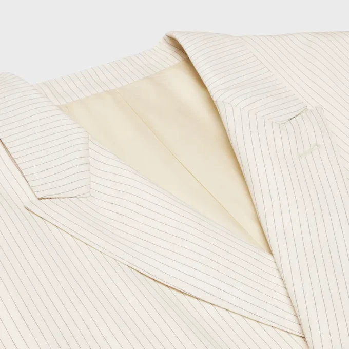 Veste Jude en laine légère rayée Veste Jude en laine légère rayée