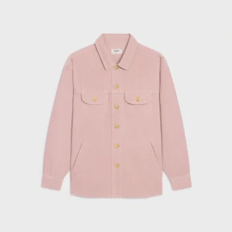 Veste manteau en velours côtelé