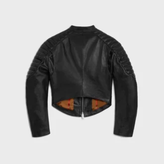 Veste Racer en cuir de veau