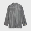 Veste safari en coton rayé Hickory Veste safari en coton rayé Hickory