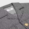 Veste safari en coton rayé Hickory Veste safari en coton rayé Hickory