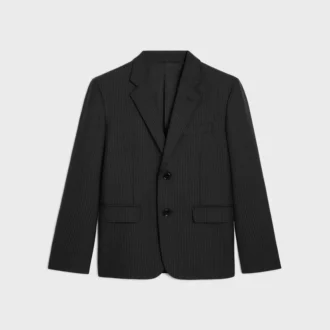 Veste Sorbonne en laine rayée