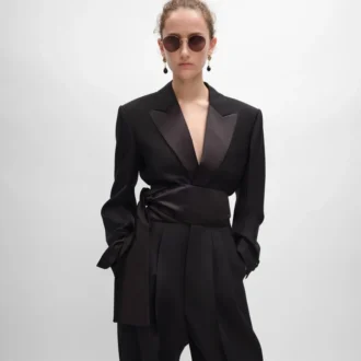 Veste Spencer Tux en gabardine de laine
