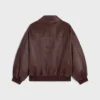 Veste Teddy en cuir de veau Veste Teddy en cuir de veau